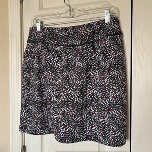 Daily Sports Imola Golf Skirt Skort‎ Multi Pull-On Jersey 17-1/2" Length Women S